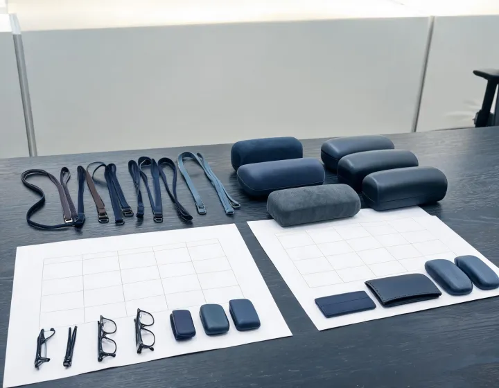Independent glasses accessories sourcing desk without factory identity