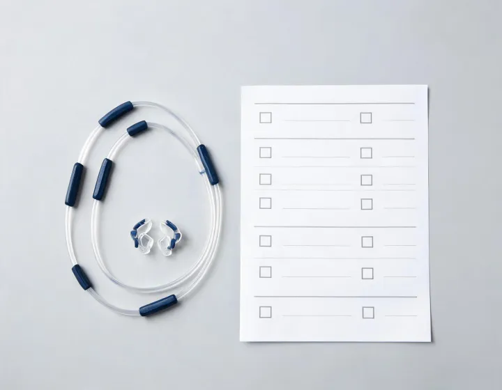 Eye glasses accessories fit and marking check sheet